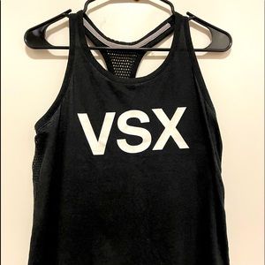 Victoria’s Secret black razorback sports tank size small